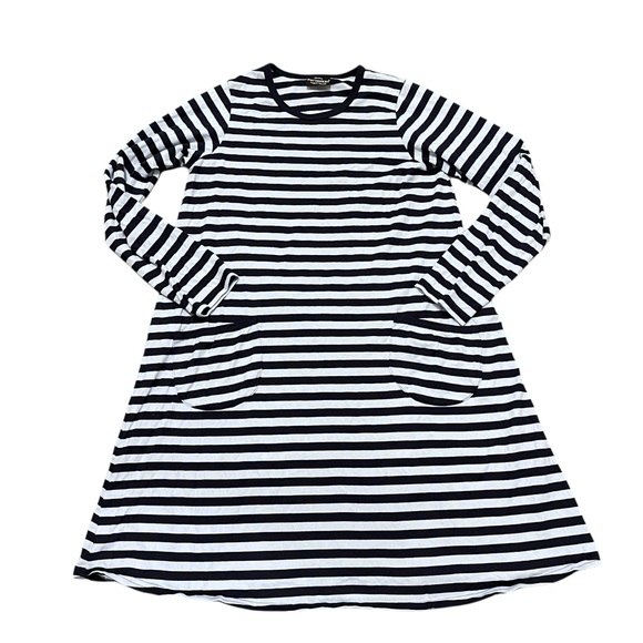 Marimekko Striped Border Mini Dress Tunic - Picture 1 of 7